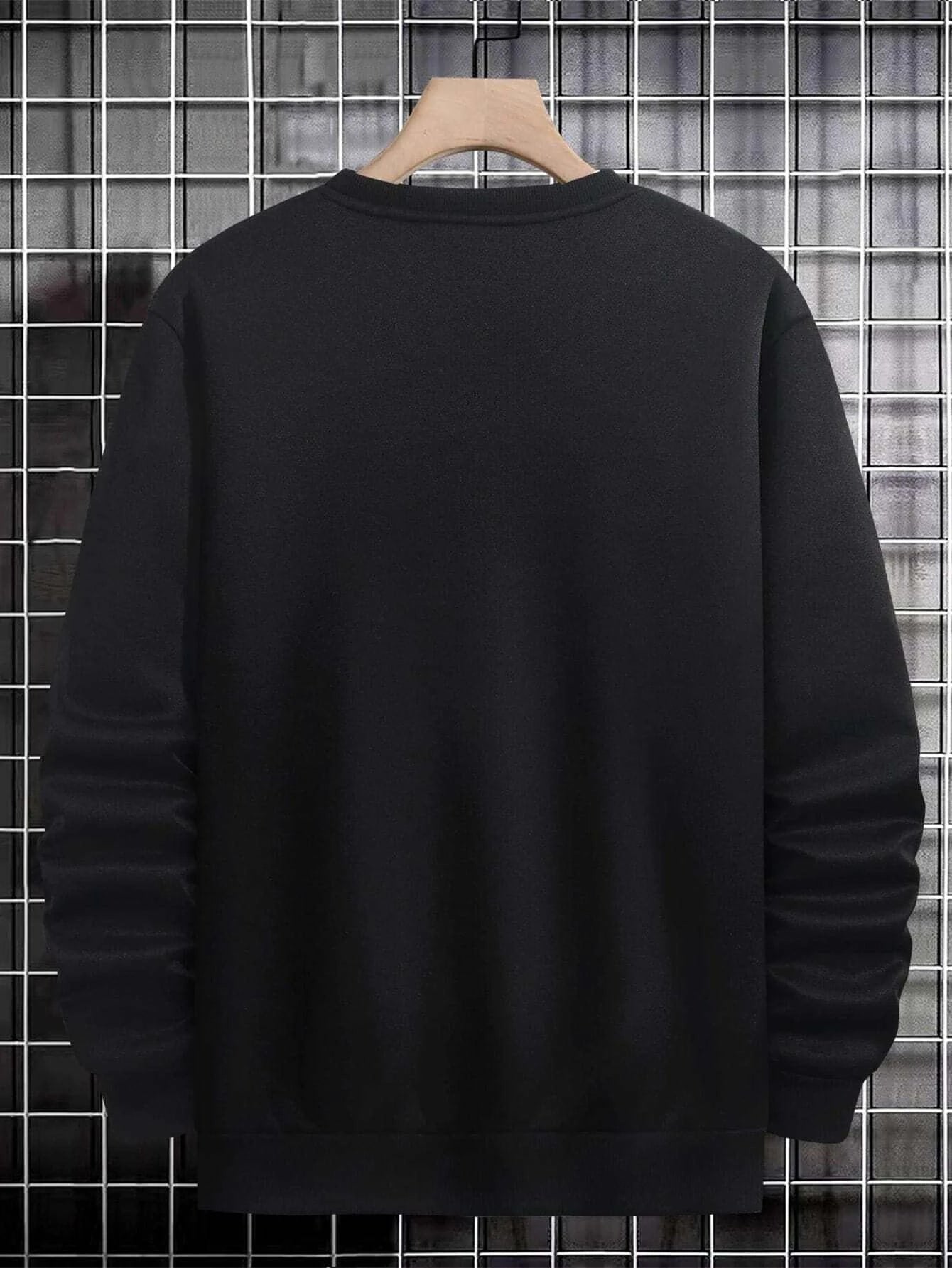 Manfinity Sporsity Men Letter Graphic Sweatshirt Going Out Crew Neck Letter Los Angeles Long Sleeve Casual Sweatshirt, for Friends, Husband, Boyfriend Gifts, Los Angeles Hoodie, Men Sweatshirt, Men Pullover Hoodie